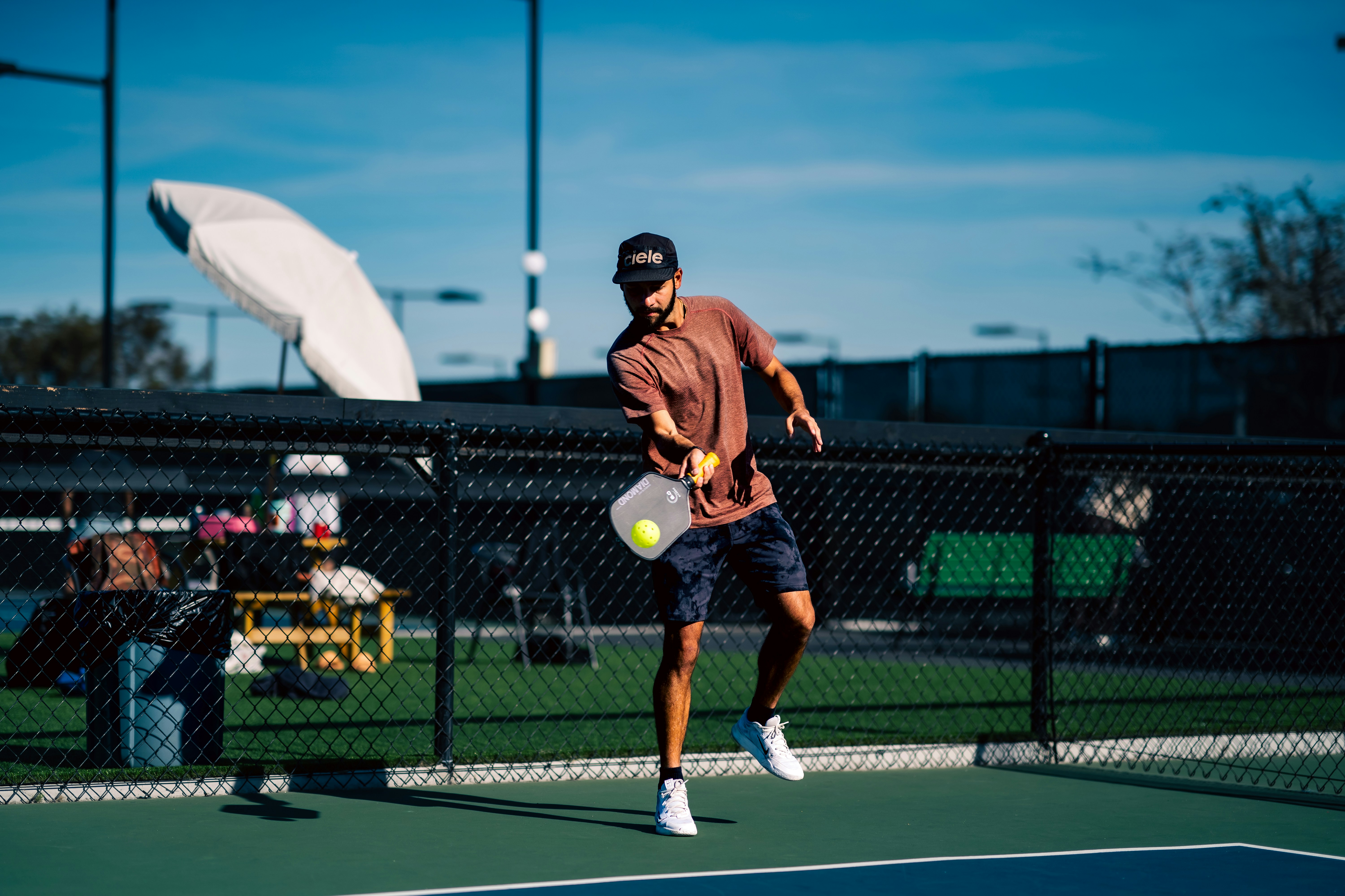 Pickleball court hero
